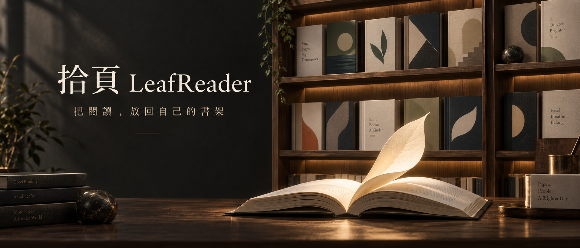 拾頁 LeafReader：把閱讀，放回自己的書架